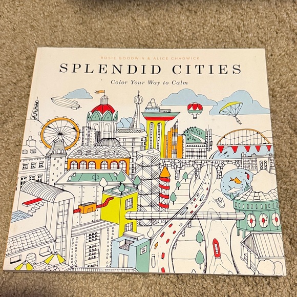Splendid Cities Coloring Book - Hachette Book Group - Picture 1 of 6